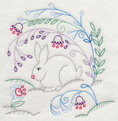 Winter Woodland Rabbit (Vintage)
