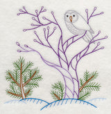 Winter Woodland Owl (Vintage)