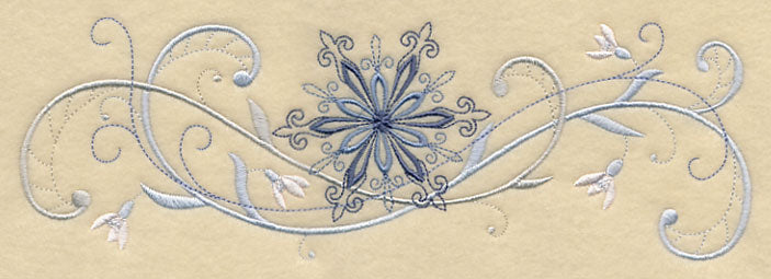 Snowflake Potpourri Border