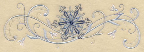 Snowflake Potpourri Border