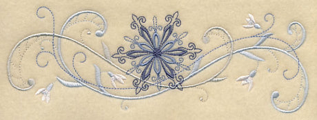 Snowflake Potpourri Border