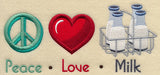 Peace Love Milk