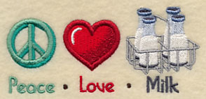Peace Love Milk