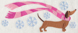 Wrapped Up in Winter Dachshund
