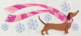 Wrapped Up in Winter Dachshund