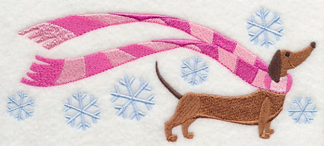 Wrapped Up in Winter Dachshund