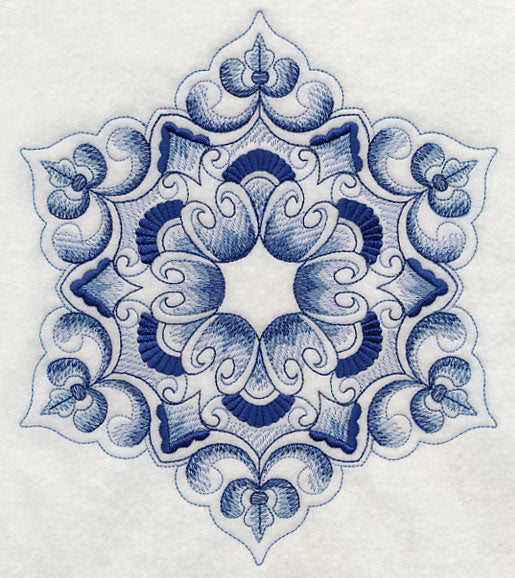Delft Blue Snowflake 1