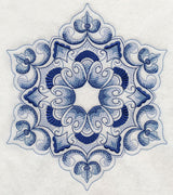 Delft Blue Snowflake 1