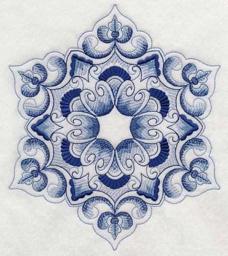 Delft Blue Snowflake 1