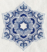 Delft Blue Snowflake 1