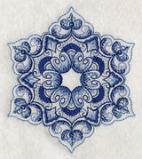 Delft Blue Snowflake 1