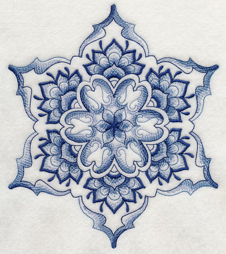 Delft Blue Snowflake 2
