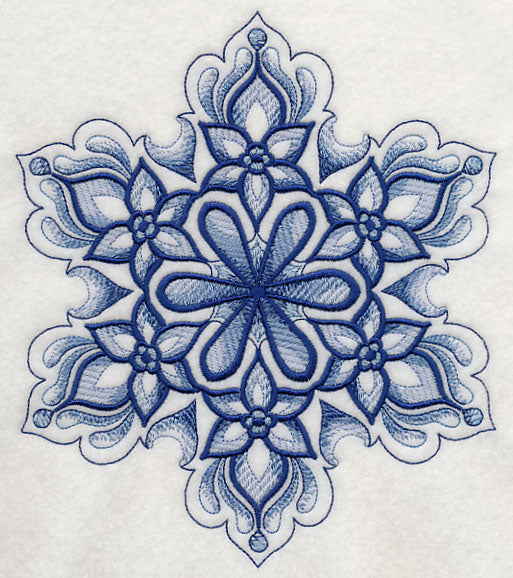 Delft Blue Snowflake 3