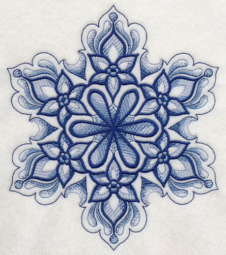 Delft Blue Snowflake 3