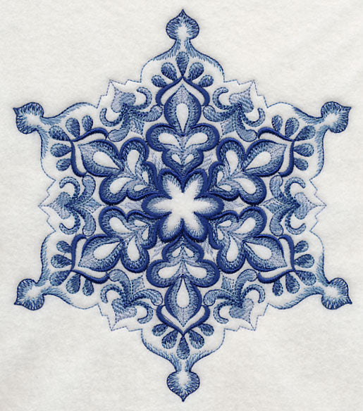 Delft Blue Snowflake 4
