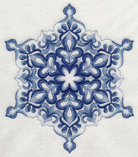 Delft Blue Snowflake 4