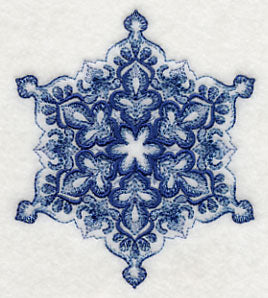 Delft Blue Snowflake 4