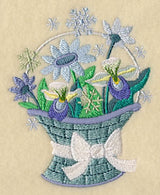 Winter Flower Basket 2