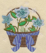 Winter Flower Basket 4