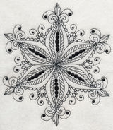 Snowflake Symphony 1 (Blackwork)