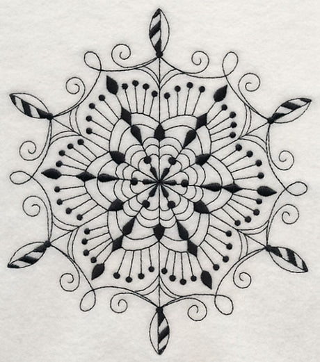 Snowflake Symphony 2 (Blackwork)