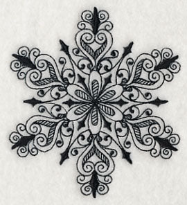 Snowflake Symphony 3 (Blackwork)