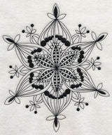 Snowflake Symphony 4 (Blackwork)