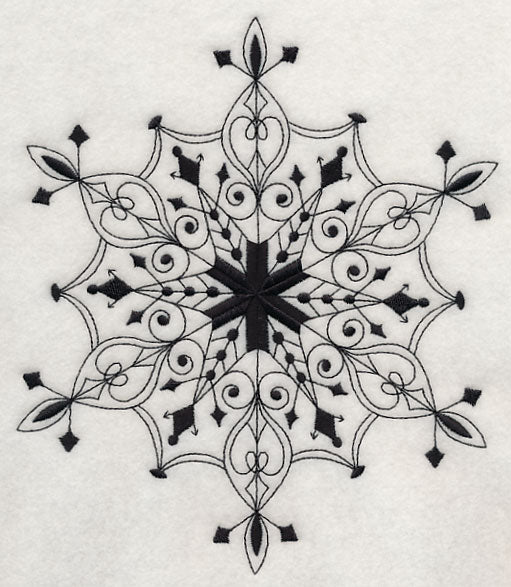 Snowflake Symphony 6 (Blackwork)