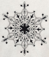 Snowflake Symphony 6 (Blackwork)