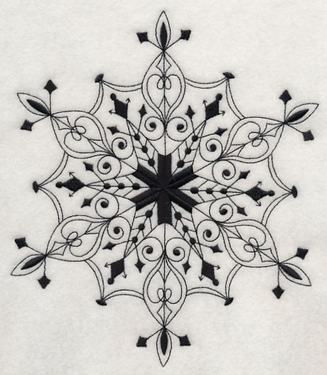 Snowflake Symphony 6 (Blackwork)