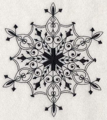 Snowflake Symphony 6 (Blackwork)