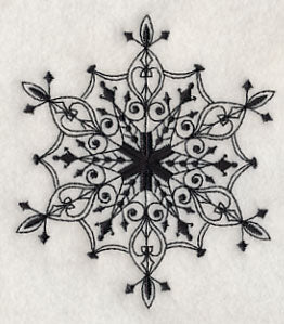Snowflake Symphony 6 (Blackwork)