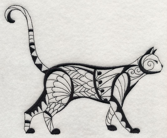 Tuxedo Cat (Blackwork)