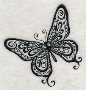 Butterfly Elegance (Blackwork)