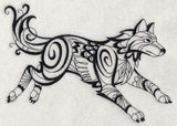 North Wind Wolf (Blackwork)