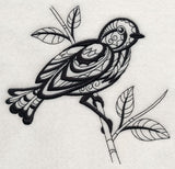 Bird Fantasy (Blackwork)