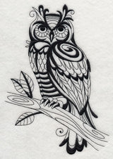 Sage Owl (Blackwork)