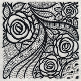 Rose Elegance (Blackwork)