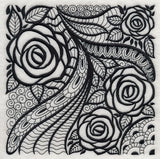 Rose Elegance (Blackwork)