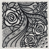 Rose Elegance (Blackwork)