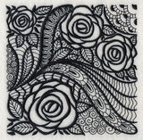 Rose Elegance (Blackwork)