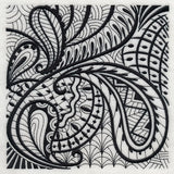 Paisley Elegance (Blackwork)