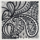 Paisley Elegance (Blackwork)