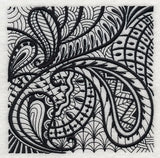Paisley Elegance (Blackwork)