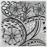Garden Elegance (Blackwork)