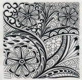 Garden Elegance (Blackwork)