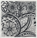 Garden Elegance (Blackwork)