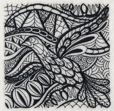 Soaring Elegance (Blackwork)