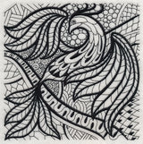 Winged Elegance (Blackwork)