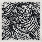 Winged Elegance (Blackwork)